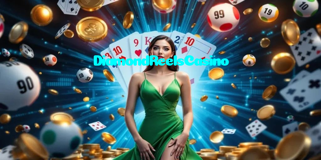 DiamondReelsCasino casino presented on mobile device in Pakistan with slots and live games